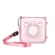thumbnail image 1 of Cateissary Funda para impresora de bolsillo Protector de impresora de bolsillo de plástico preciso compacto duradero con muñequera Juegos de teclado y mouse para computadora rosado, 1 of 5