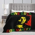 thumbnail image 3 of Bobs Marley Blanket Throw Bedding Room Decor Flannel Blankets for Bed Sofa Warm Blankets 40"x30", 3 of 6