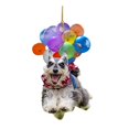 thumbnail image 2 of Vikakiooze Home Decor Car Cute Dog Hanging Ornament With Bubbles-Hanging Ornament Decors 2D Effect, 2 of 3