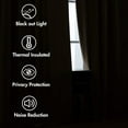 thumbnail image 5 of Velvet Curtains 108 Inches Long 2 Panels - Pinch Pleated Luxury Room Darkening Curtains for Bedroom Living Room Thermal Insulated Super Soft Window Drapes Rod Pocket, Camel Beige, 5 of 14