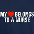 thumbnail image 3 of CafePress - My Heart Belongs To A Nurse Dark T Shirt - Men's Classic Graphic Cotton T-Shirt, 3 of 4