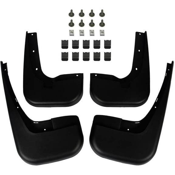 A-Premium Splash Guards Mud Flaps Mudguards Replacement for Mercedes-Benz W639 Series Vito Base 2011-2015 Standard Passenger Van 4-Door Front and Rear 4-PC