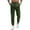 #Army Green, variant on DPTALR Men's Waffle Sweatpants,Slim Fit Stretch Jogger Pants,Army Green,Big and Tall Men M