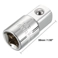 thumbnail image 2 of 3/8 inch (F) to 1/2 inch (M) Drive Ratchet Socket Adapter Extension Bar, Cr-V, 2 of 5