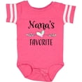 thumbnail image 3 of Inktastic Nana's Favorite- Heart Grandchild Boys or Girls Baby Bodysuit, 3 of 5