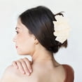 thumbnail image 2 of Unique Bargains 1 Pc Hair Clip Bow Pattern Claw Clip 5.12"x1.77"x2.56" White, 2 of 5