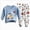 A4-Light Blue, variant on Boys Clothes Boy Outfits 2-Piece Long Sleeve Sweatshirt Tops and Pants Fall Winter Outfits Set(Blue,7-8 Years)