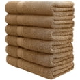 thumbnail image 2 of Juego de toallas de baño Pleasant Home, 100% algodón, 515 g/m², 6 unidades, color moca, 2 of 7