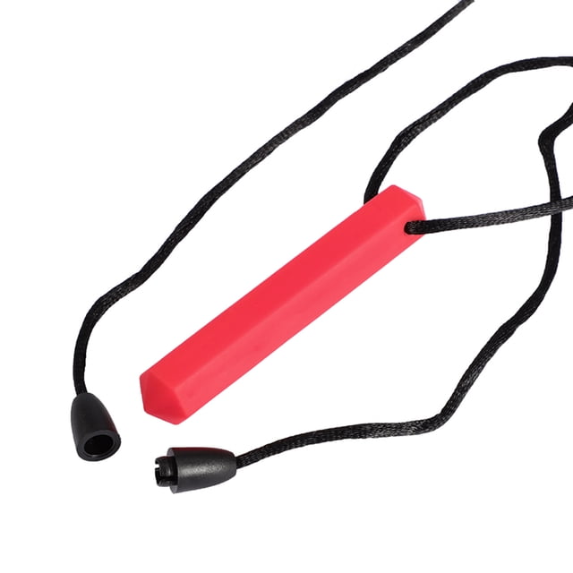 Collar masticable sensorial de silicona de grado alimenticio de 5 piezas para ejercicios orales de autismo, TDAH y SPD