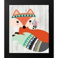 thumbnail image 2 of Robinson, Tamara 15x17 Black Modern Framed Museum Art Print Titled - Tribal Fox, 2 of 5