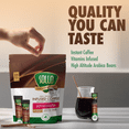 thumbnail image 2 of Sollo Instant Detox Coffee Packets, for Healthy Body Support, Medium Roast, 100% Arabica & Freeze Dried Coffee in Single Serve Sticks, 24 Ct, 2 of 9