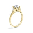 thumbnail image 3 of 0.70 Carat Brilliant Round Cut Natural Diamond Elegant Solitaire Wedding Ring for her in Solid 14K Yellow Gold Size 9.5, 3 of 8