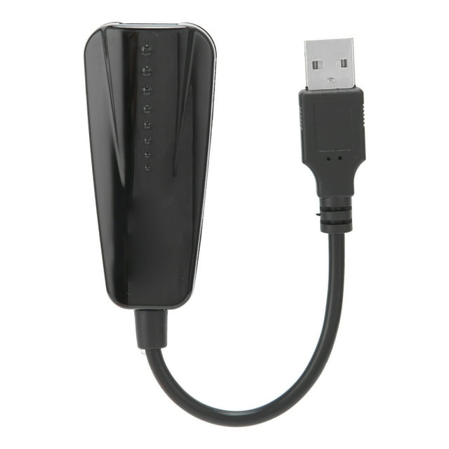 USB to Ethernet Adapter USB 2.0 to 10/100Mbps Pluggable LAN Net Adapter Compatible for Windows for Linux for OS X