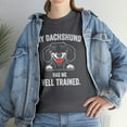 thumbnail image 7 of My Dachshund Has Me Well Trained Shirt - Funny Dog Gift for Mom - ID: 322, 7 of 7