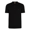 thumbnail image 5 of Gabicci Jackson Three Button Knitted Polo Shirt, Black, 5 of 5