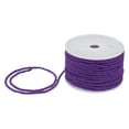 thumbnail image 1 of Uxcell 22 Yards Soft Twisted Rope Trim, 3mm/0.12" Dark Purple Polyester Twisted Silk Rope Cord for DIY Craft, 1 of 2