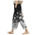 thumbnail image 1 of YDLCAFD Women Casual Lightweight Drawstring Elastic Waist Pants With Pockets, 1 of 6
