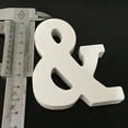 thumbnail image 4 of transemion 8cm 26 White Large Letters Alphabet Portable Lightweight Ornament Photography Props Wedding Party Home Decoration 16#, 4 of 8