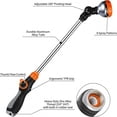 thumbnail image 2 of DONAMA Watering Wand for Garden Hose, 18.5 Inch, 8 Spray Patterns, Thumb Flow Control, Heavy Duty Water Sprayer with Pivoting Head for Hanging Baskets & Shrubs, 2 of 6