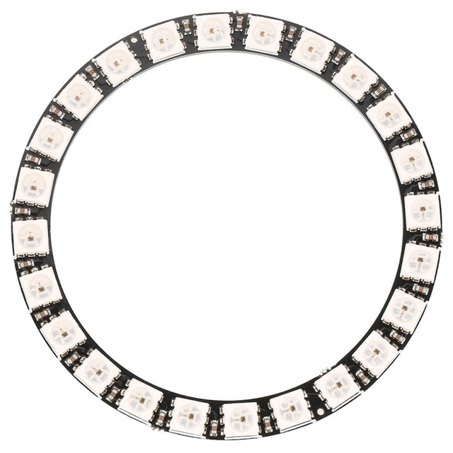 Anillo De Lámpara De 24 LED Con Controladores Integrados, Luz Circular Inteligente Redonda Para AVR, PIC, Mbed