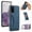 Blue, variant on TOP SHE Case for Samsung Galaxy S20 Cell Phone (6.2 Inch) - Synthetic Leather Protective Case with Card Slot / Kickstand, Slim Fit Lightweight Simple Fashion Cover (Rosegold)