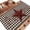 Brown Black, variant on Red Texas Star Vintage Area Rugs 2.7'x5', Washable Small Throw Rugs for Kitchen Bedroom, Farmhouse Berry Grey Wooden Indoor Outdoor Rug Non-Slip Low Pile Carpet Runner Reversible Floor Mats