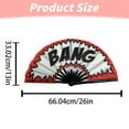 thumbnail image 3 of LXYFH Sale Clearance 2025 Paper Fans set Under $10 Cowboy Fans Clack Fan Concert Merch Show Hand Fan Large Country Girl Fan Foldable Fans Line Dancing Fans 26 Inch, 3 of 7