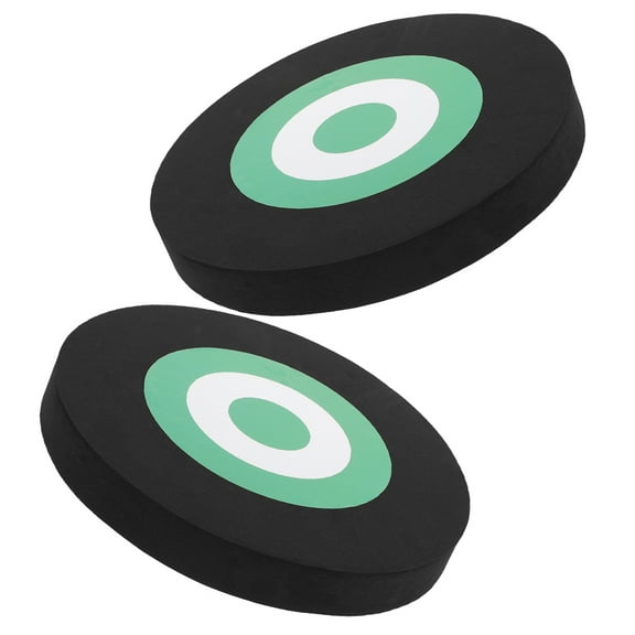 NUOLUX 2Pcs Moving Arrow Target Long-term Use Black White for Archery Bows 9.8x9.8x1.2in