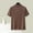 #262-Coffee, variant on Women's Mock Turtleneck Short Sleeve Soft Lightweight Casual Basic T-Shirts Solid Pullover Tops