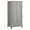 Platinum Gray, variant on Pemberly Row Tall Storage Cabinet with Doors in Storm Gray - Engineered Wood