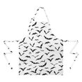 thumbnail image 2 of Black Halloween Bats Apron-Garden Aprons for Women with Pockets-Cotton Linen Waterproof Kitchen Cooking Gardening Aprons Adjustable for Kitchen,Cooking,BBQ and Salon 32"x27", 2 of 7