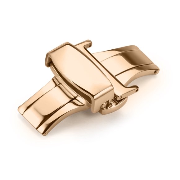 iStrap Stainless Steel Deployment Clasp Buckle Fasten Gold Black Silver Rose Gold Watchband Clasp 16mm 18mm 20mm 22mm