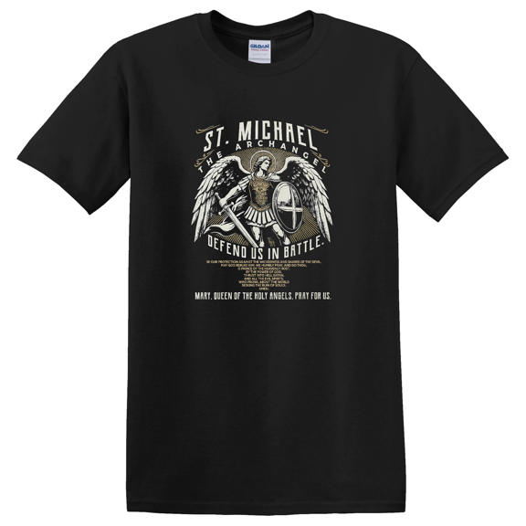 Saint Michael Prayer Christian Graphic T-Shirt