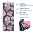 thumbnail image 2 of Pioneer Flower Floral Print Pattern Hot Yoga Mat Towel Non Slip for Hot Yoga - Quick-Drying Yoga Mat Cover with 4 Corner Pockets with Travel Bag - Hot Yoga Towel Non Slip 70"x26", 2 of 6