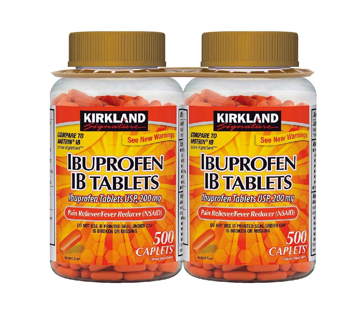 Kirkland Signature Ibuprofen IB, 200 mg, 1,000 Caplets