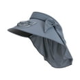 thumbnail image 2 of Fan Hat Outdoor Fan Sun Visor Hat with USB Fan 360 Degree Fan Rotating Sun Visor 3 Wind Speed and USB Rechargeable Protection Large Sun Hat Hollow Hat Cooling Fan Hats for Women,for Hot Summer, 2 of 6