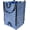 Gingham Blue, variant on Reusable Lawn and Leaf Garden Bag with Reinforced Carry Handles, Heavy Duty Home and Yard Waste Bag 48-Gallon Woven Polypropylene, Pop-Up Self-Standing Garbage Can,