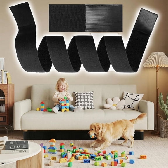 Under Couch Blocker,Under Bed Blocker for Pet Toys,Under Bed & Furniture Gap Blocker for Under Furniture, Couch Accessories,3*106in