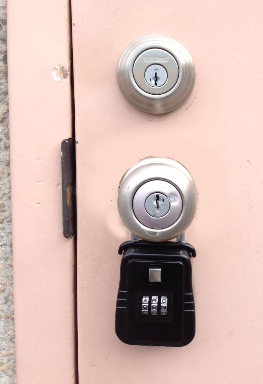 New Door Handle Lock Box Lockbox Realtor REO 4 DIGIT RESETTABL COMBINATION COMBO 
