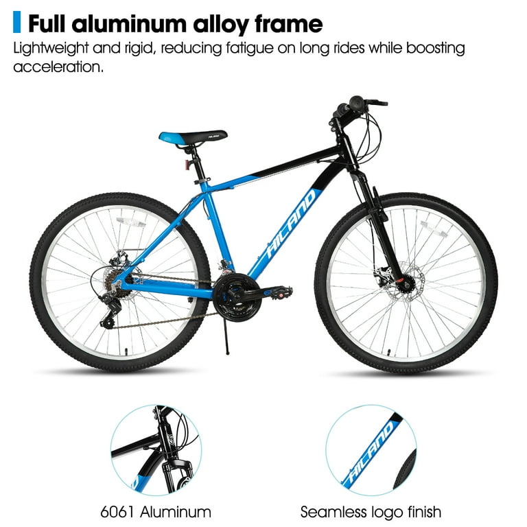 Hiland 26 Inch Mountain Bike, 18 Speed MTB with Dual Disc Brake Hiland 26 Inch Mountain Bike, 18 Speed MTB with Dual Disc Brake