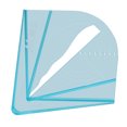 thumbnail image 2 of Azul, portátil, buscador de centro, regla, regla de centrado, localizador de centro de acrílico de madera irregular, indicador de circular, Sunnimix Gobernante centrado, 2 of 8