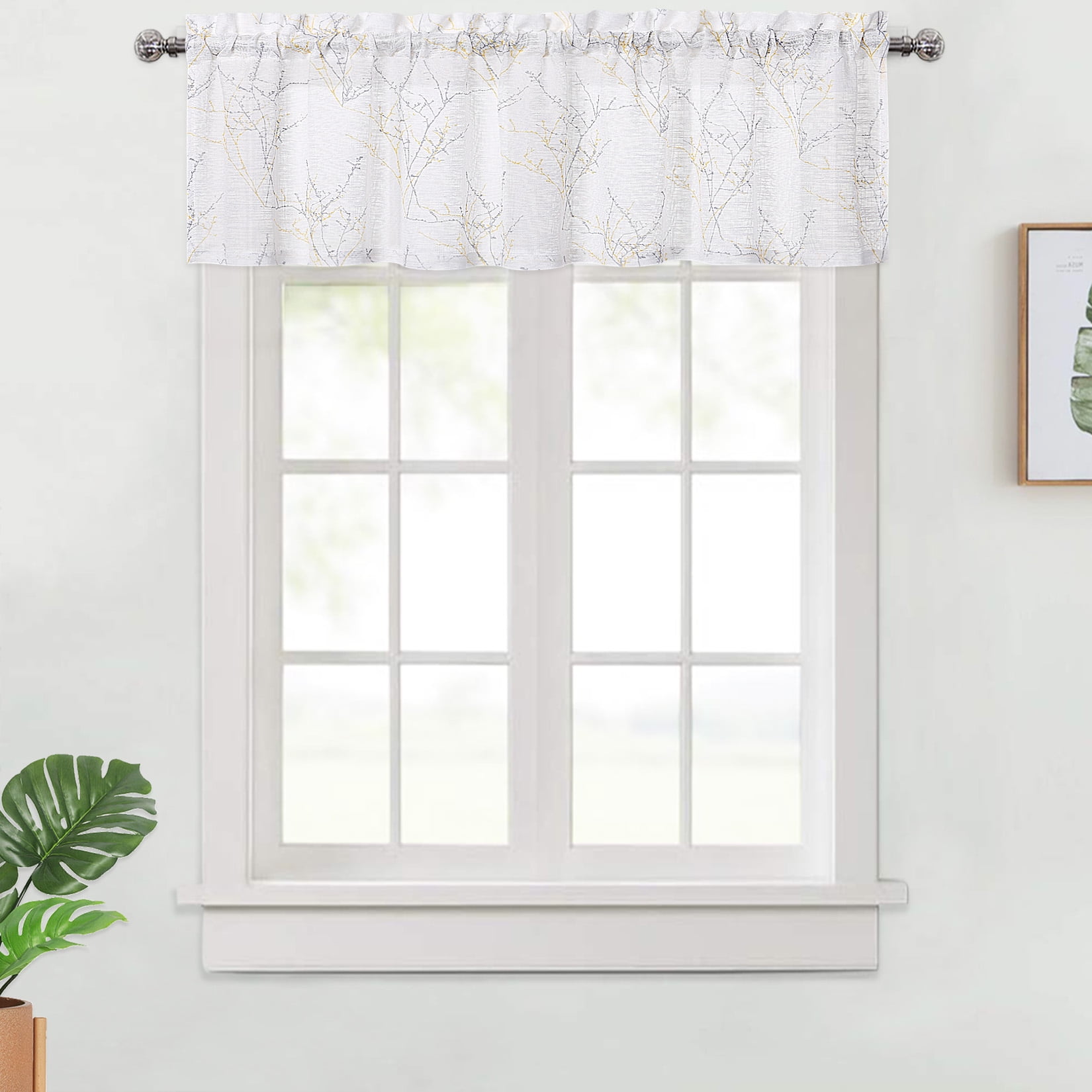 HOMERRY Kitchen Valance 52