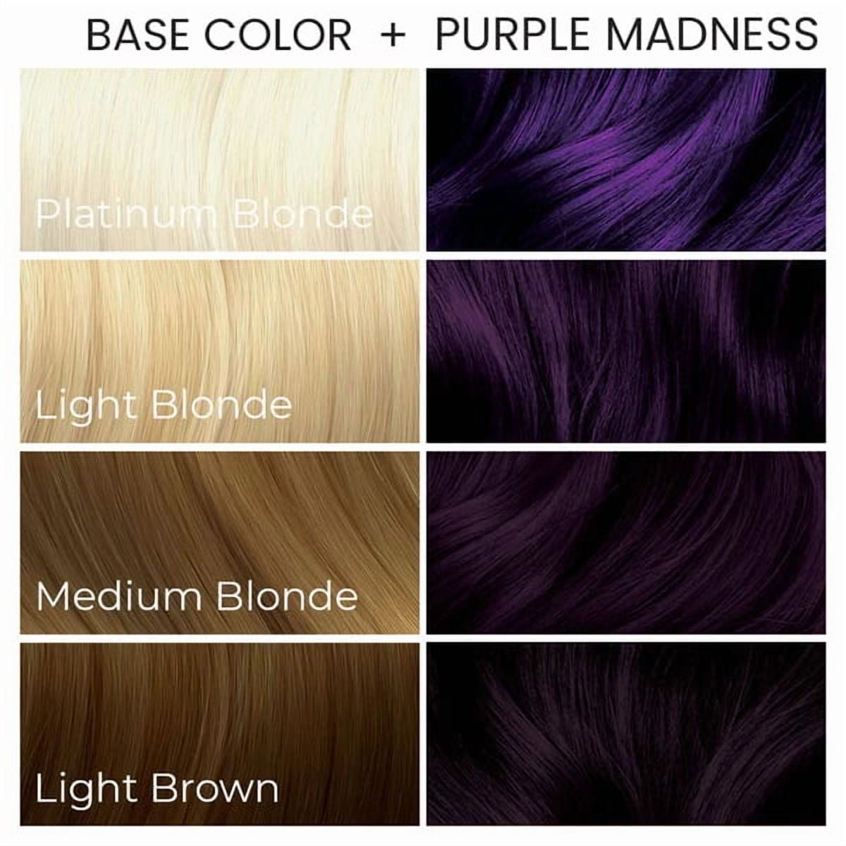Arctic Fox Purple Madness Dark Purple Semi-Permanent Cruelty-Free Vegan Hair Dye Color