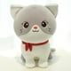 thumbnail image 2 of Muñeco de peluche de gato de dibujos animados, lindo gatito de peluche, juguete de tela, peluche de gato de peluche (gris), 2 of 5