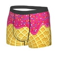 thumbnail image 2 of Wukai Red Ice Cream Print Men’s Underwear Breathable Boxer Briefs,&nbsp;Moisture Wicking & Breathable-X-Large, 2 of 7