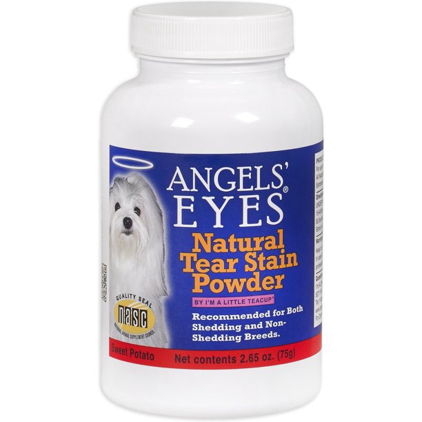 Angels' Eyes Sweet Potato Natural Tear Stain Powder for Dogs, 2.65 oz