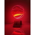 thumbnail image 4 of MANIA American Pro Basketball Sports Fan Team Sports Themed Ball Lamp Night Light LED Personalized Free Name Room Man Cave Decor 16 Colors & Remote, Made in America! (Indiana), 4 of 7