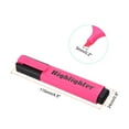 thumbnail image 2 of Unique Bargains Highlighter, Broad Point, Pink, 10 Count, 10 Pack, 2 of 6