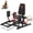 Black&Red, variant on HeeH Hip Abductor Machine: Plate-Loaded Inner & Outer Thigh Trainer for Home Gym Hip Abduction Machine Black