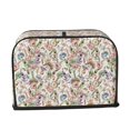 thumbnail image 2 of Yiaed Floral Print Two Slice Bread Machine Cover, Universal Size Kitchen Appliance Cover for Bread Machine,Bread Machine Cover, 2 of 7